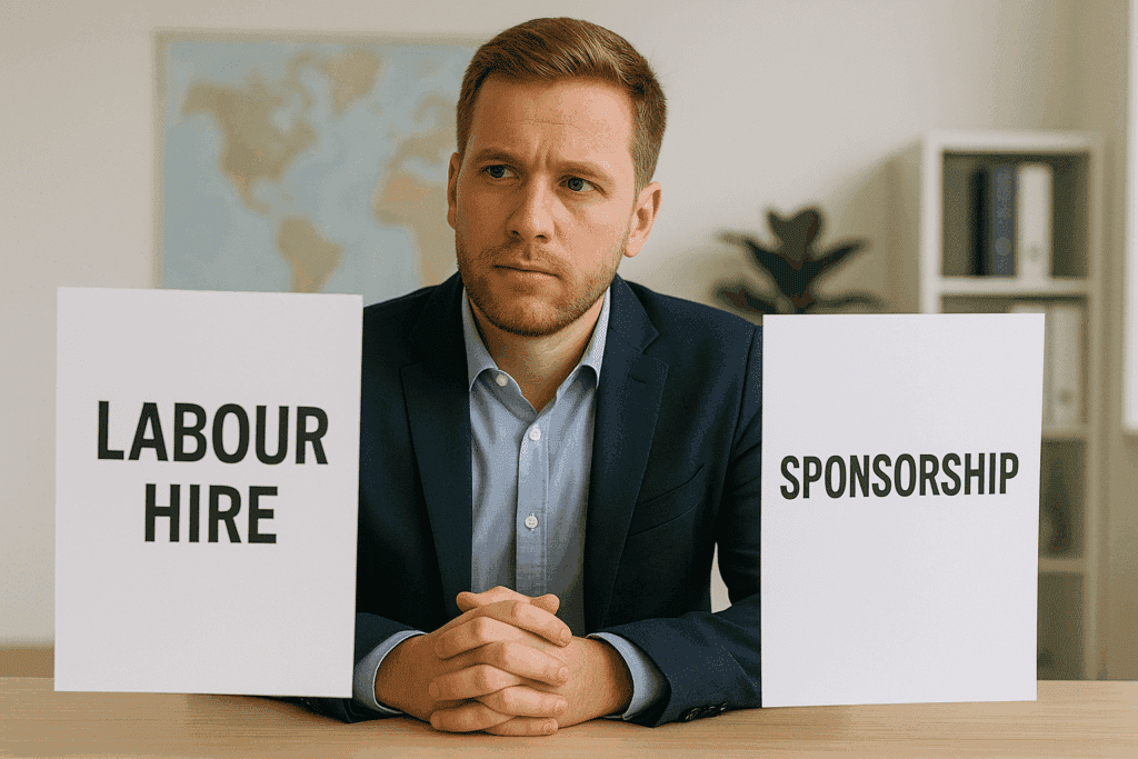 Labour Hire vs Sponsorship in Australia (2026 Guide)