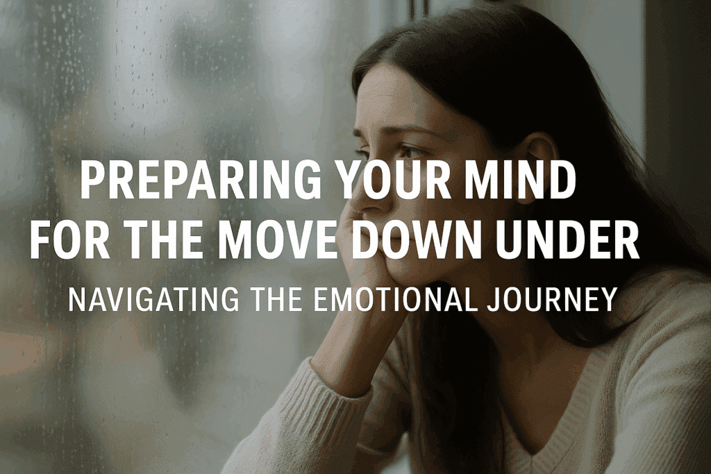 Preparing Your Mind for the Move Down Under