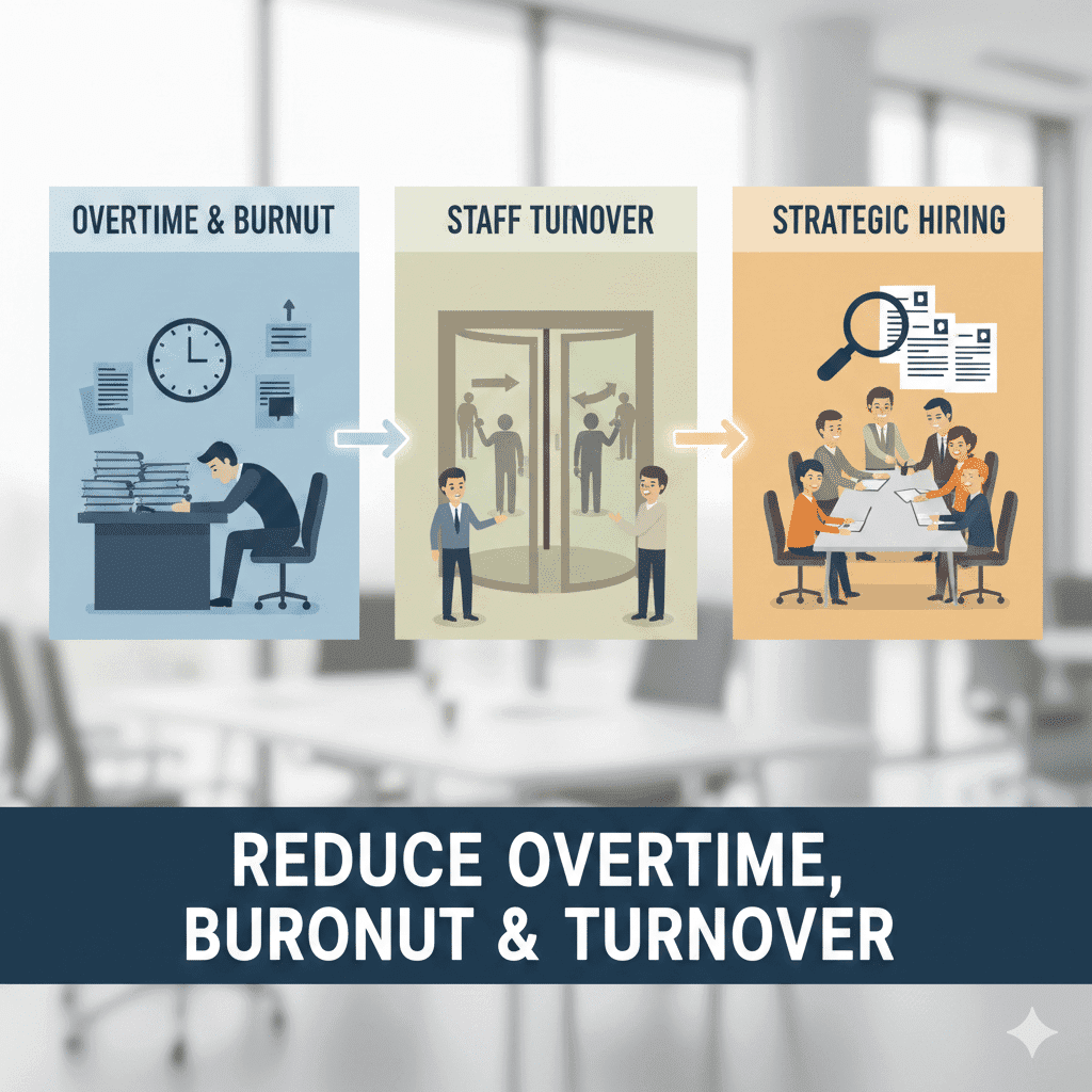 Cut Overtime, Burnout and Turnover With Strategic Hiring