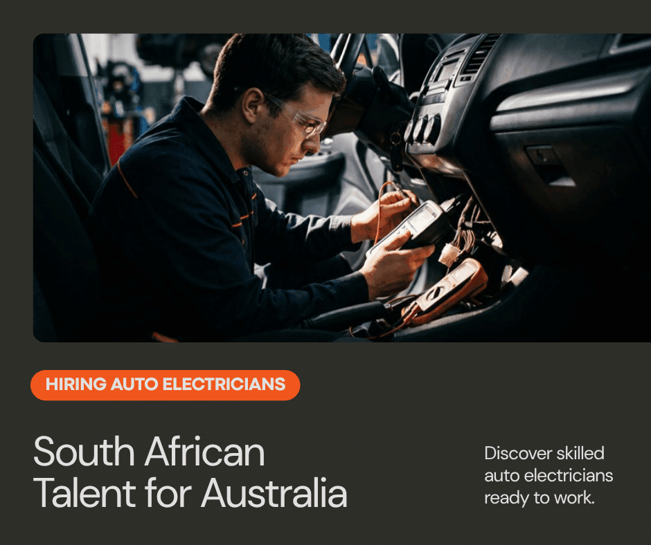 How to Hire Auto Electricians from South Africa for Australia